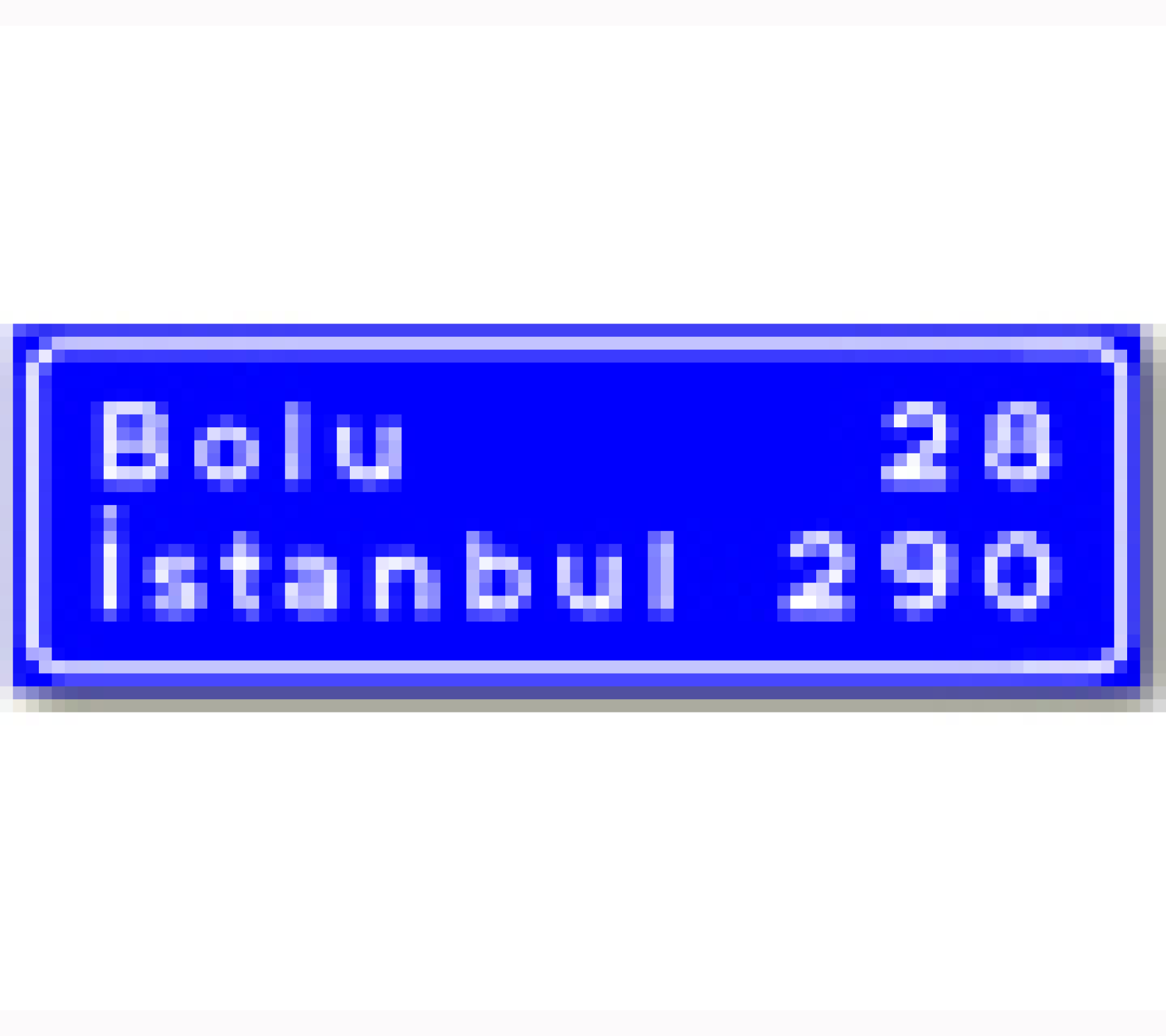 Metropolis | Mesafe Levhası